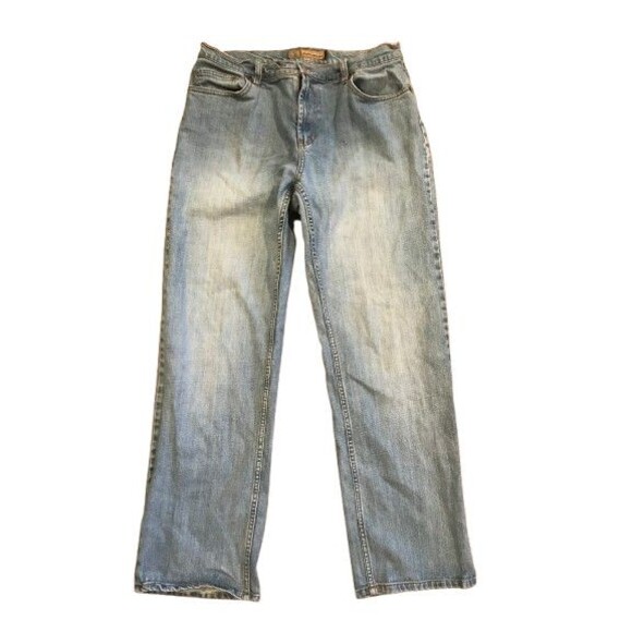 Women's 12 Regular Jeans Old Navy At Waist Relaxed Stretchy - Picture 1 of 4